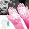 1 Pair Dishwashing Gloves Silicone Dish Washing Gloves Kitchen Silicone Cleaning Household Tools For Clean Car Pet Brush Glove