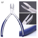 1pcs Professional Nail Clippers Trimmer Cutters For Manicure Stainless Steel Ingrown Toenail Cuticle Scissor Nail Tool JIQ1-8