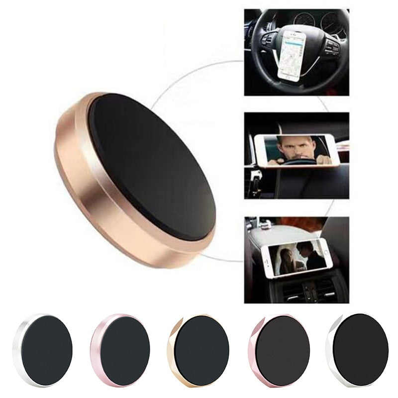 Universal Magnetic Car Phone Holder for iPhone 7 6s 5s 8 Xiaomi Huawei Phone Holder Dashboard Wall Stand Magnet Sticker in Car