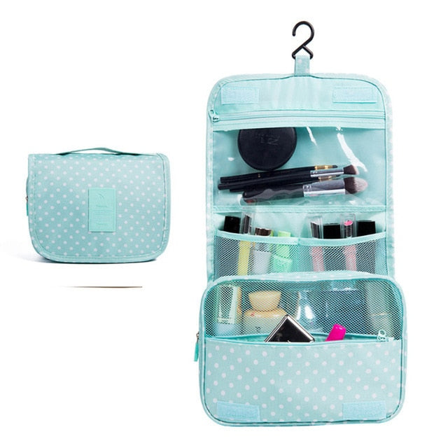 travel cosmetic bag Women Makeup Bags Toiletries Organizer Waterproof Storage Neceser Hanging Bathroom Wash Bag