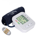 Automatic Blood Pressure Monitor Digital Tonometer Heart Beat Rate Pulse Meter LCD Screen Upper Arm Sphygmomanometers Pulsometer