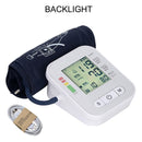 Automatic Blood Pressure Monitor Digital Tonometer Heart Beat Rate Pulse Meter LCD Screen Upper Arm Sphygmomanometers Pulsometer