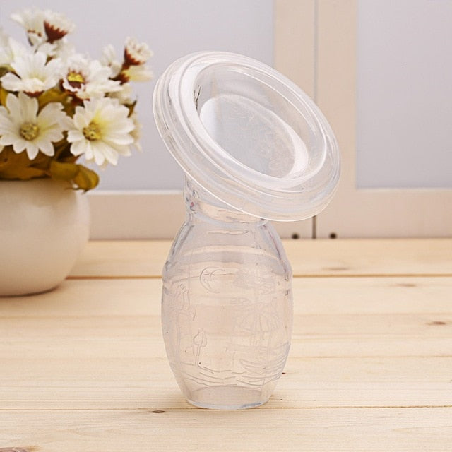 Manual Breast Pump Partner Breast Feeding Collector Correction Breast Milk Silicone Breast Pump