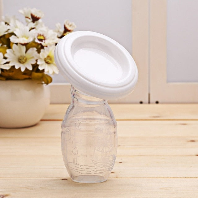 Manual Breast Pump Partner Breast Feeding Collector Correction Breast Milk Silicone Breast Pump