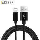 !ACCEZZ Usb Charge Cable Lighting For Iphone X XR XS MAX Charging Cables For Iphone SE 5S 5 8 7 6s 6 Plus Charger Sync Data Line